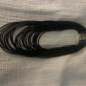 *5 for $20** black multistrand necklace